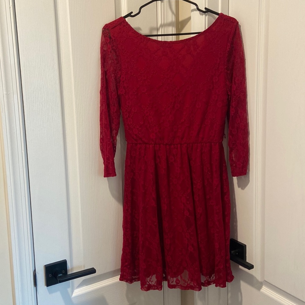 Red dress